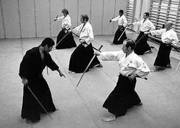 Toshikazu Ichimura, iaido, Järfälla 1973. Foto: Stefan Stenudd.