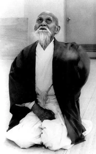 Osensei Morihei Ueshiba. Foto: Yasuo Kobayashi.