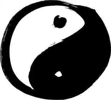 Yin-yang (in-yo). Stefan Stenudd.