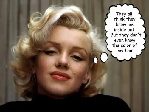 Marily Monroe mute meme.