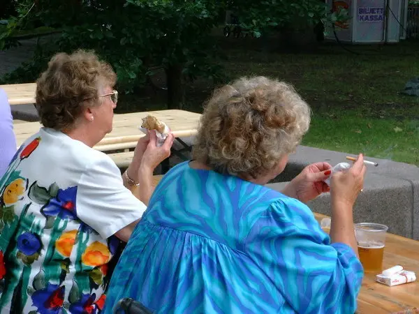 Folks at a festival. Photo: Stefan Stenudd.