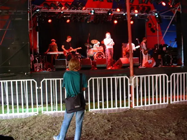 Folks at a festival. Photo: Stefan Stenudd.