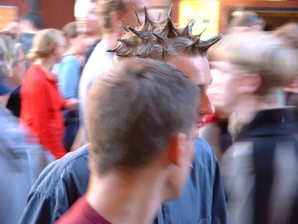 Folks at a festival. Photo: Stefan Stenudd.