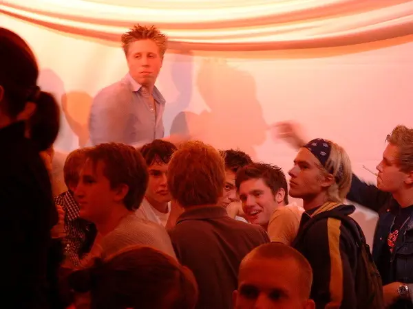 Folks at a festival. Photo: Stefan Stenudd.