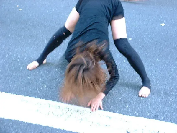 Shinjuku dancer. Photo by Stefan Stenudd.