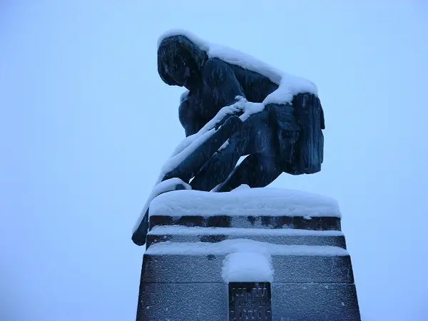 Snow on Christmas Day in Stockholm. Photo by Stefan Stenudd.