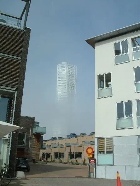 Turning Torso in Malm, Sweden. Photo by Stefan Stenudd.